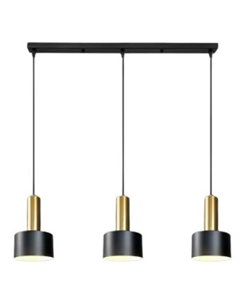 Lampa wisząca zwis żyrandol lampa na sufit czarna LED E27, VOLTA LIGHT