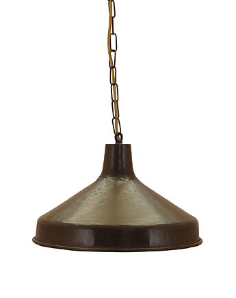 Mosiężna lampa wisząca z Danii, styl industrialny, lata 60., Przetwory design