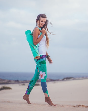 Cosmic Forest Leggins, Bright Boho