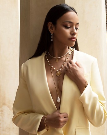 Pearls /white/ perły naturalne vol. 9 /22.05.25/ - choker, KiKa pracownia
