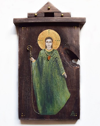 Anioł Yakshi III obraz malowany na desce, Galeriai