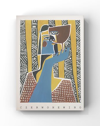 Plakat Czerwone Wino, Terra Kata