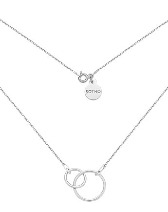 Srebrny naszyjnik z dwoma kołami, SOTHO