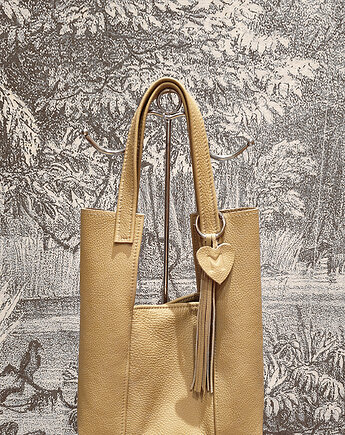 Skórzana torebka do ręki, modeMania