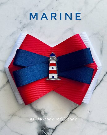 Brosza Marynarska MARINE NOWOŚĆ!, Pudrowy Różowy