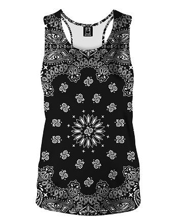 DR.CROW Bokserka Damska Bandana-Black, DrCrow