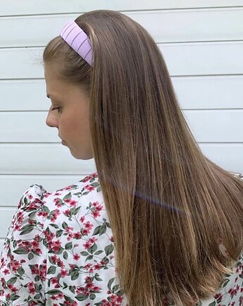 Fioletowa opaska do włosów Fiołek, Volie Line