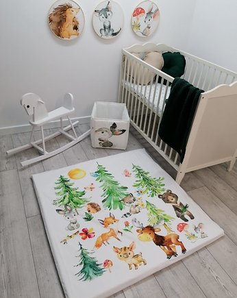 Mata z poszewką - Leśne Zwierzątka., Enitka Sweet Baby Room