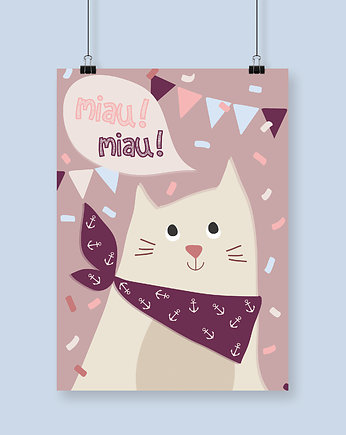 Plakat "KOCIE HARCE", Dobry Pomysł Design