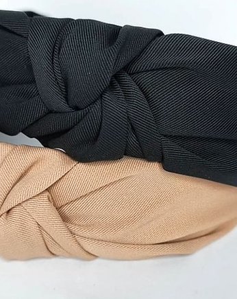 Opaska z supełkiem nude & black, Czaki Bransoletki