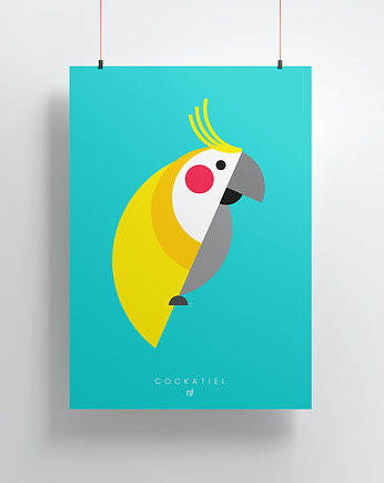 Plakat_Cockatiel, Marmolada Studio