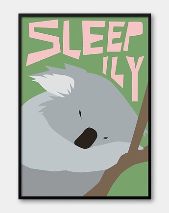 Plakat Sleepily - Śpiąco, Pracownia Och Art