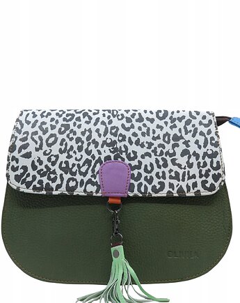 Torebka damska klasyczna odpinany wymienny chwost brelok OLIVKA, Olivka Warsaw