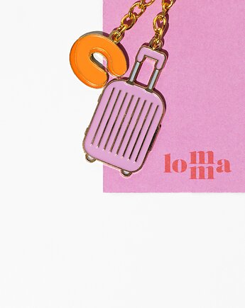 Brelok Travelkey pink, LOMMA