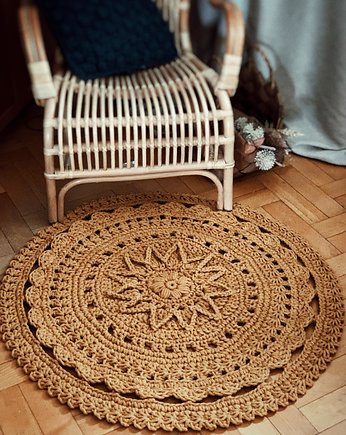 Okrągły dywan bawełniany Rich Patterns, Knitting Factory