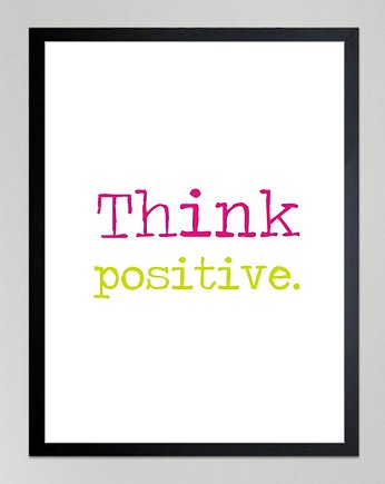POSTER - Think positive, KOKO by HOKO