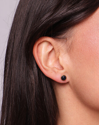 Kolczyki pozłacane sztyfty - noc kairu, Bring Biżuteria