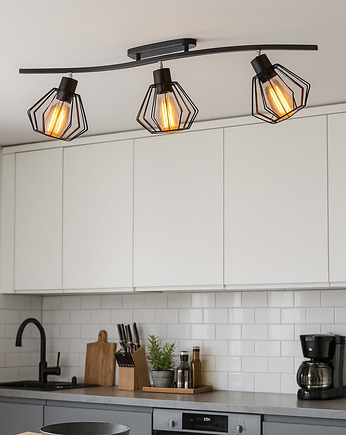 Lampa wisząca 3-punktowa z regulacją kąta padania światła RYGA LOFT, lampy loftowe LYSNE LOFT