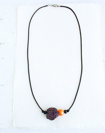 Kolor i forma ceramiczny naszyjnik #4, galeria nuit