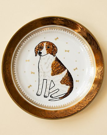Talerz - pies beagle, EMPE artstudio