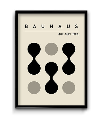 Plakat Bauhaus Beż No.1, Bury Lis