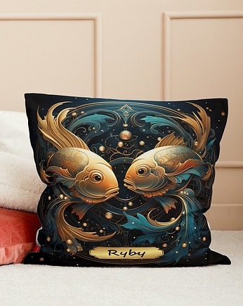 Poduszka znak zodiaku horoskop poduszka prezent znaki zodiaku ryby, Uszyciuch