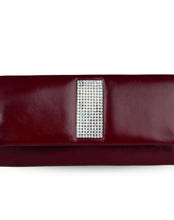 Portfel damski Marliolina - Swarovski Czerwony, ZGS Stefania