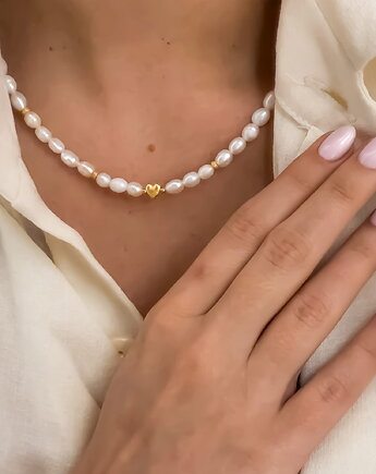 Naszyjnik z pereł z serduszkiem, THE SILVER STORY