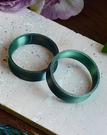 Tunele do uszu 10-100mm / czarno-zielone / plugi, tunele siodłowe, Spirit Of Copper