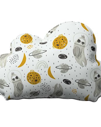 Poduszka Soft Cloud biało-szara, Yellow Tipi