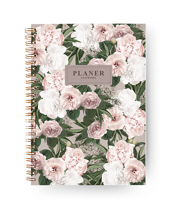 Planer Dzienny Niedatowany A5 Flowers, Planerum