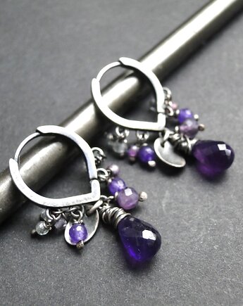 Kolczyki srebrne Purpura, Memero