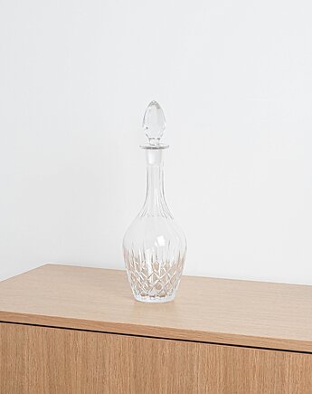 Karafka kryształowa, włoski design, lata 70, produkcja: Włochy, Przetwory design