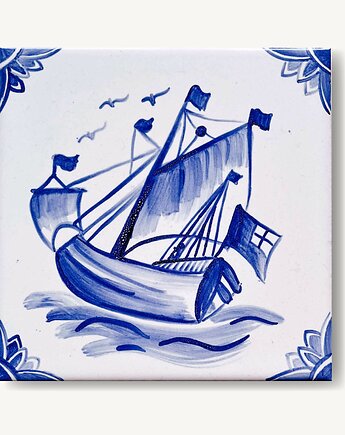 Statek holenderski na kafelku, AZUL kafelki
