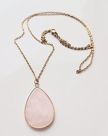 Łańcuszek z łezką kwarcu - amulet, NK PRODUCTS