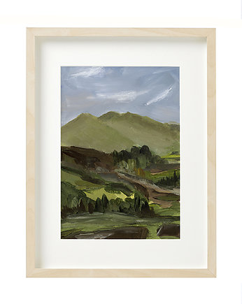 ORYGINAŁ 10 x 15 cm - Pejzaż No.7, Gosia Sendlewska