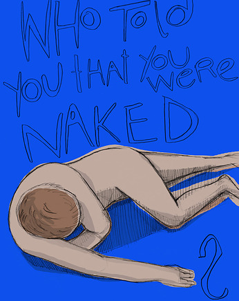 Plakat "who told you", Karolina Gajdka