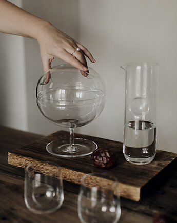 SENSU / set z bombonierą, karafką i 2 szklankami, Agnieszka Bar Design