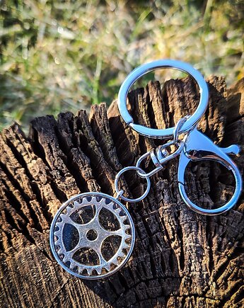 Breloczek z kołami zębatymi, Figa handmade accessories