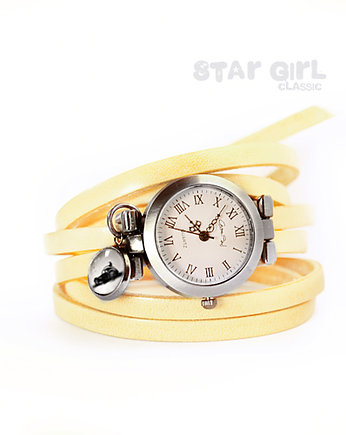 Star Girl Classic,bransoletka żółta - pastelowa, Ewa Saj Fotografie