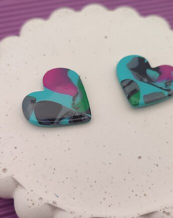 Kolczyki HEART Simple mix, WILDBI design