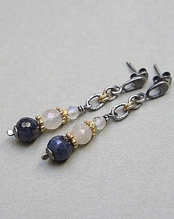 Kolczyki srebrne Małe klejnotki vol. 9, Katia i krokodyl