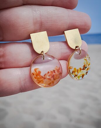 Kolczyki z bursztynem, Figa handmade accessories