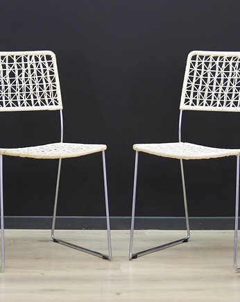 Komplet dwóch krzeseł, styl vintage, lata 60, produkcja: Dania, Przetwory design
