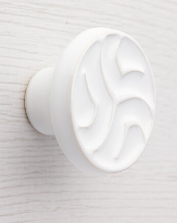 Gałka do mebli biała wz.18, pracowniazona