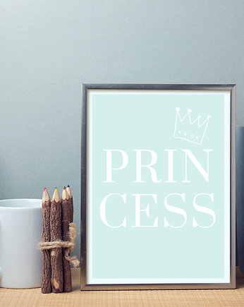Plakat princess, OKAZJE - Prezent na Dzień Kobiet