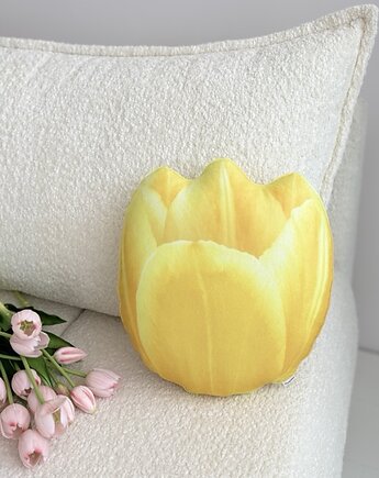 Poduszka Kwiat Mały Żółty Tulipan, poduszkownia