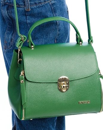 Torebka skórzana do ręki lub na ramię - crossbody (7092), BOSCCOLO