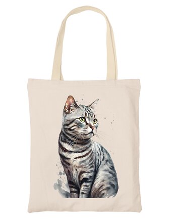 Torba z kotem amerykański krótkowłosy kocia mama kociara, EvienArt