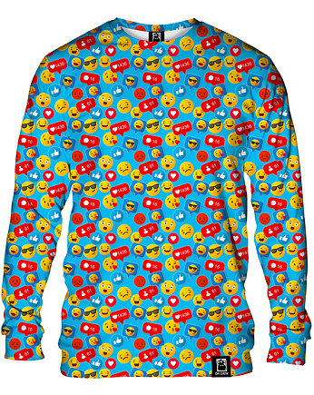 Bluza Bez Kaptura Męska DR.CROW Emotki, DrCrow